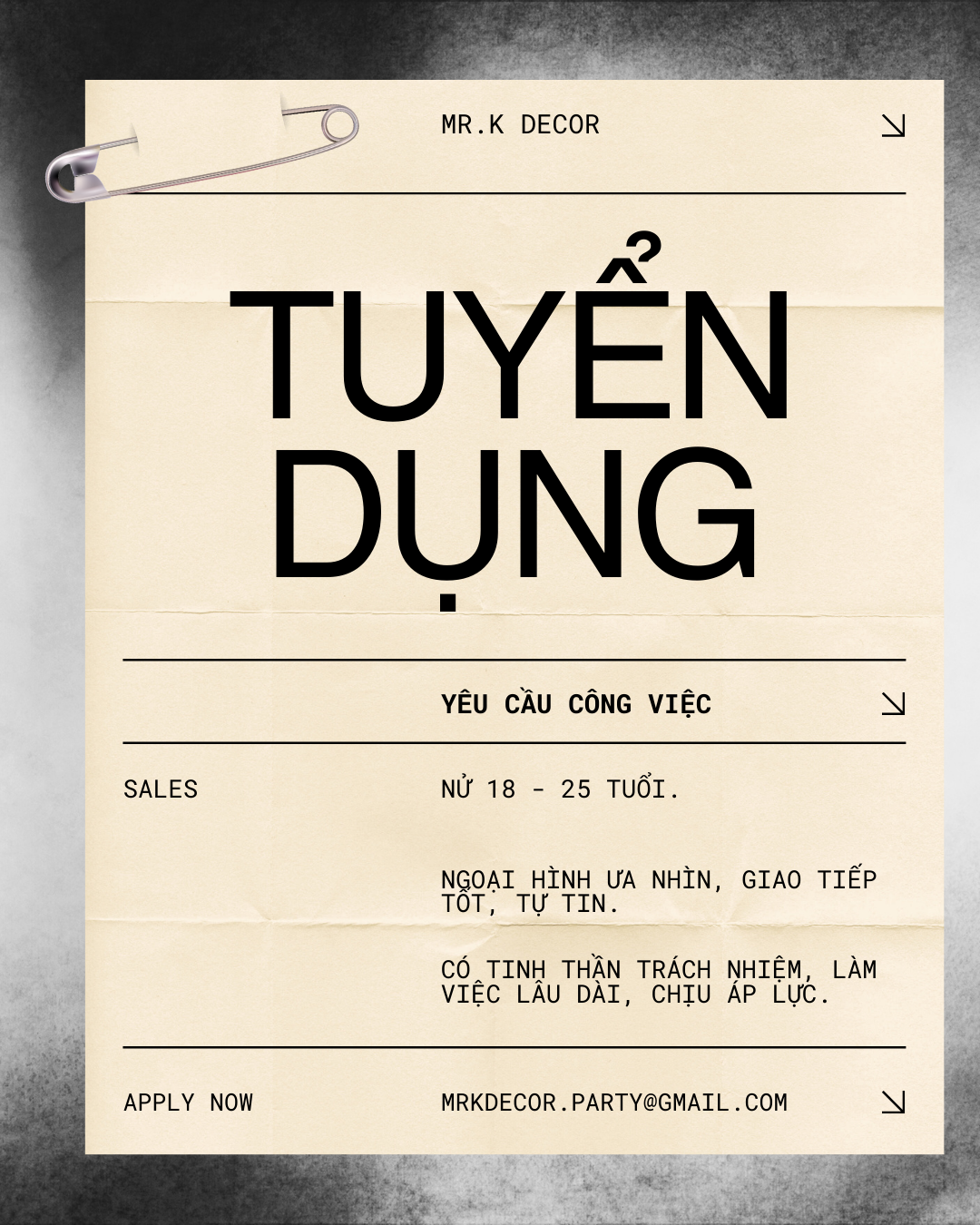 Tuyển dụng Nhân viên Sales (02 vị trí) tại Long Xuyên, An Giang